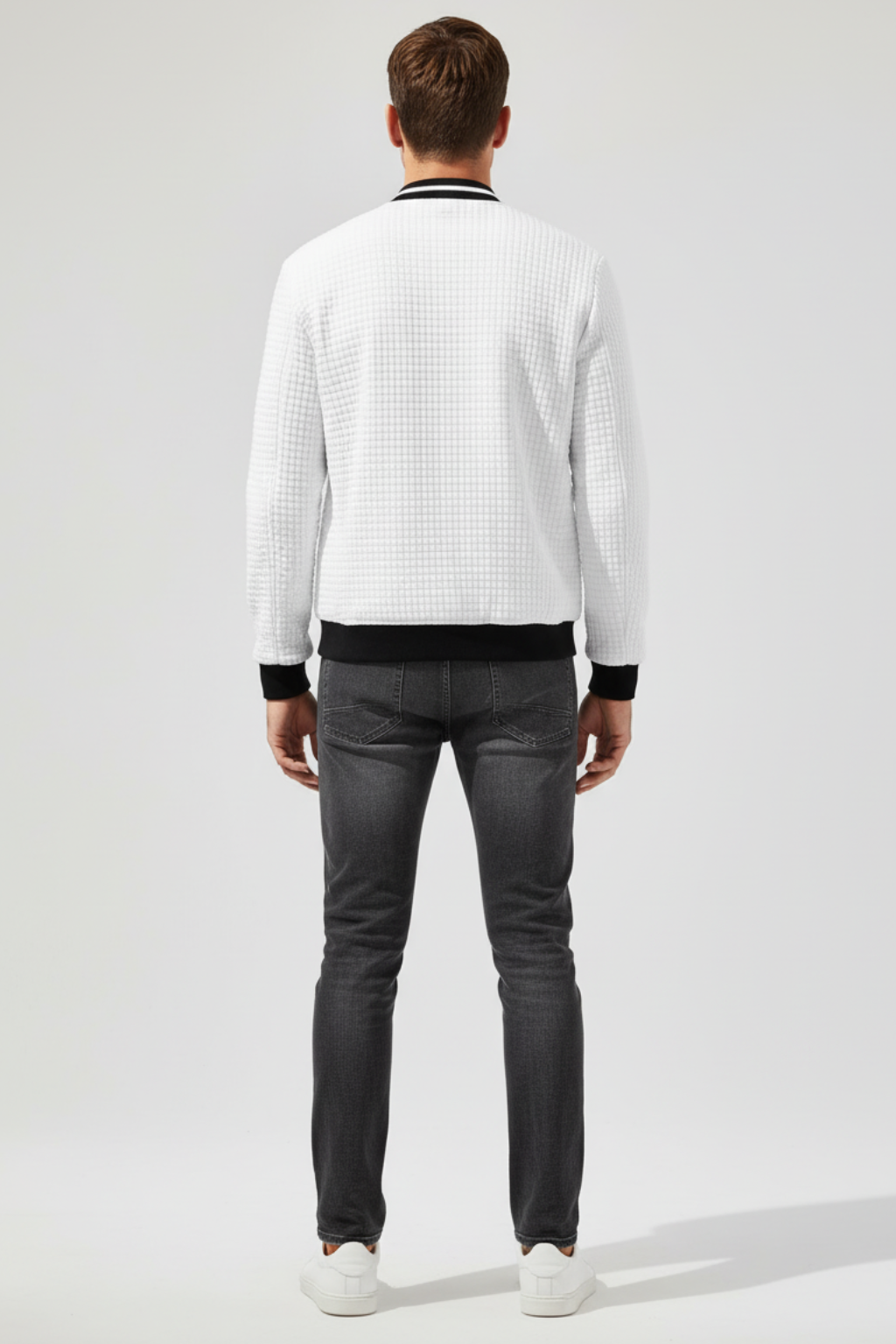 Men's Relaxed Fit Collar Jacket