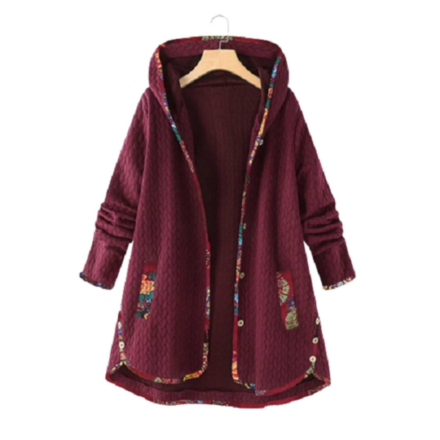 Cozy Women's Oversized Wool Winter Coat - OutfitLondon