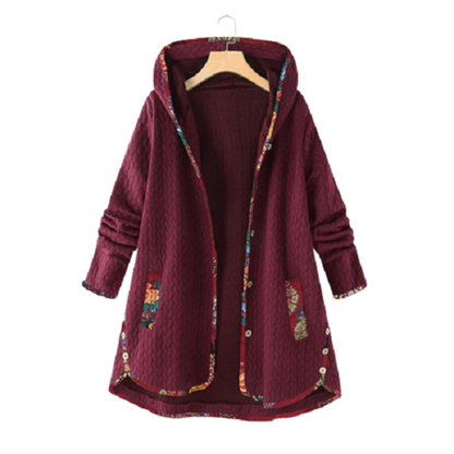 Cozy Women's Oversized Wool Winter Coat - OutfitLondon