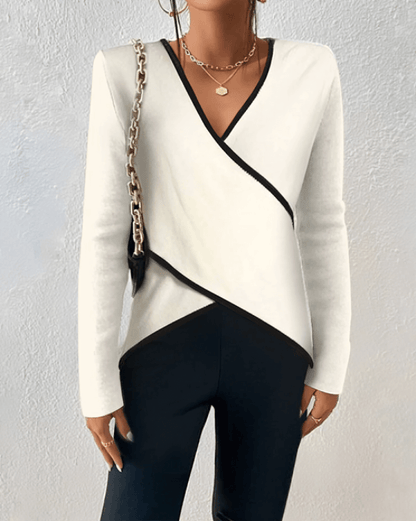 Women's Cozy V-Neck Knit Sweater Wrap
