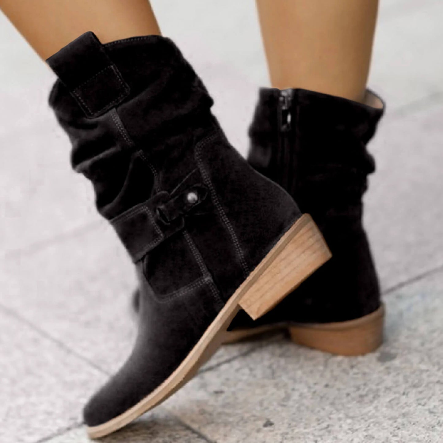 Women's Suede Ankle Boots