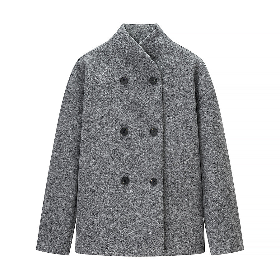 Luxury Double Breasted Oversized Coat