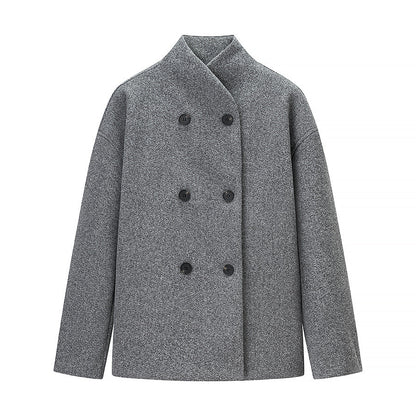 Luxury Double Breasted Oversized Coat
