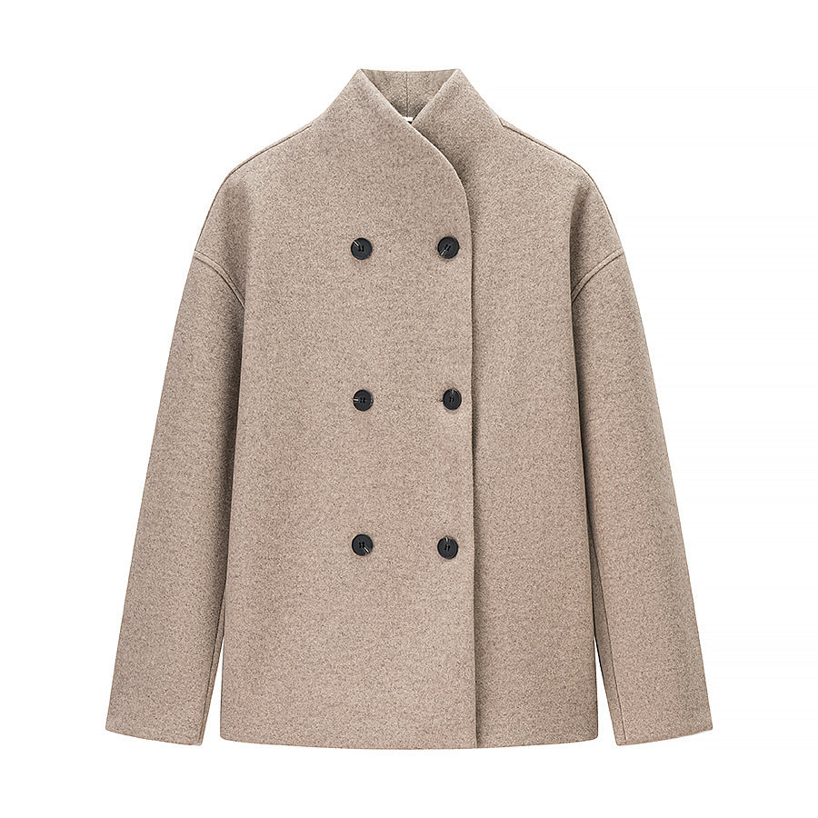 Luxury Double Breasted Oversized Coat
