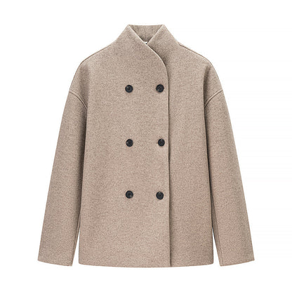 Luxury Double Breasted Oversized Coat