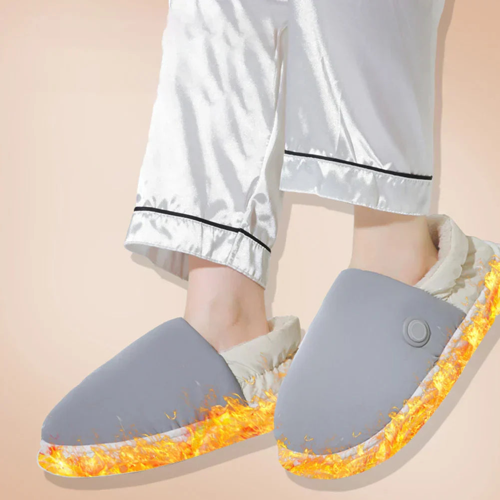 Warm Fuzzy Heatable Slippers for Women