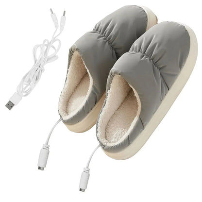 Warm Fuzzy Heatable Slippers for Women