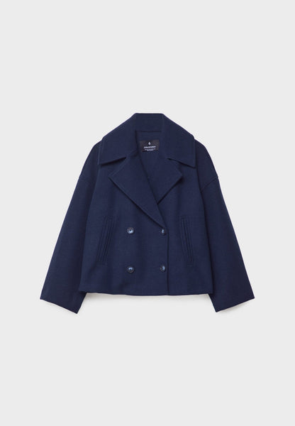 Women's Double-Breasted Cropped Jacket