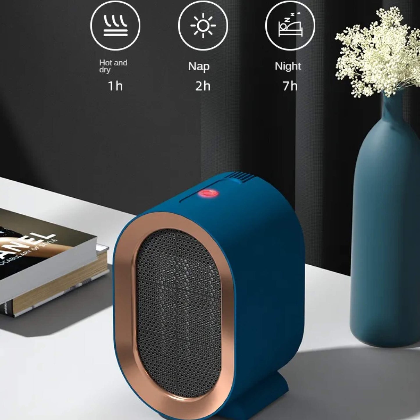 Small Powerful Ceramic Electric Space Heater