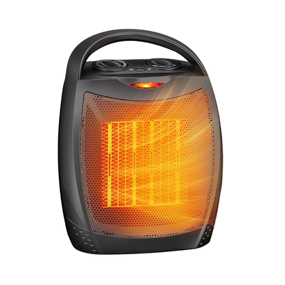 Compact Electric Ceramic Heater with Remote Control