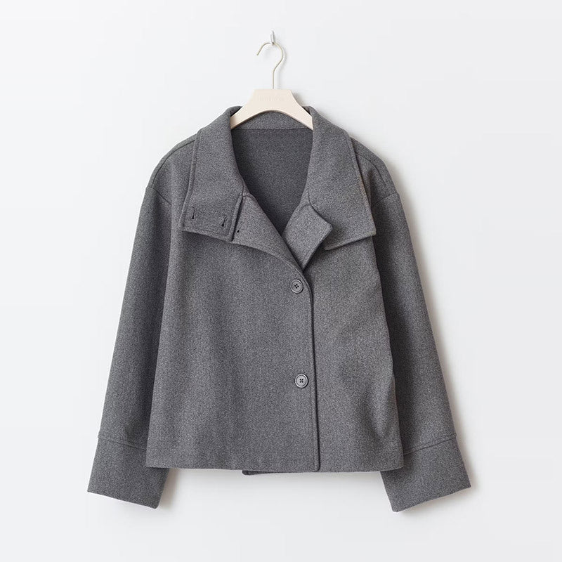 Women's Classic Double Breasted Short Coat