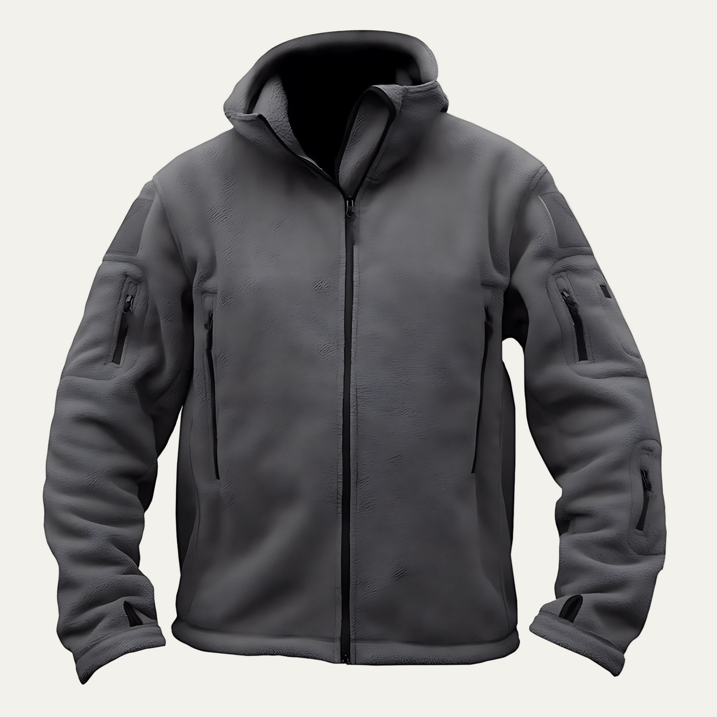 Men's Warm Waterproof Hoodie Fleece Jacket - OutfitLondon
