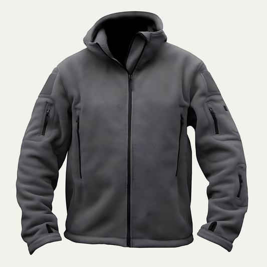 Men's Warm Waterproof Hoodie Fleece Jacket - OutfitLondon