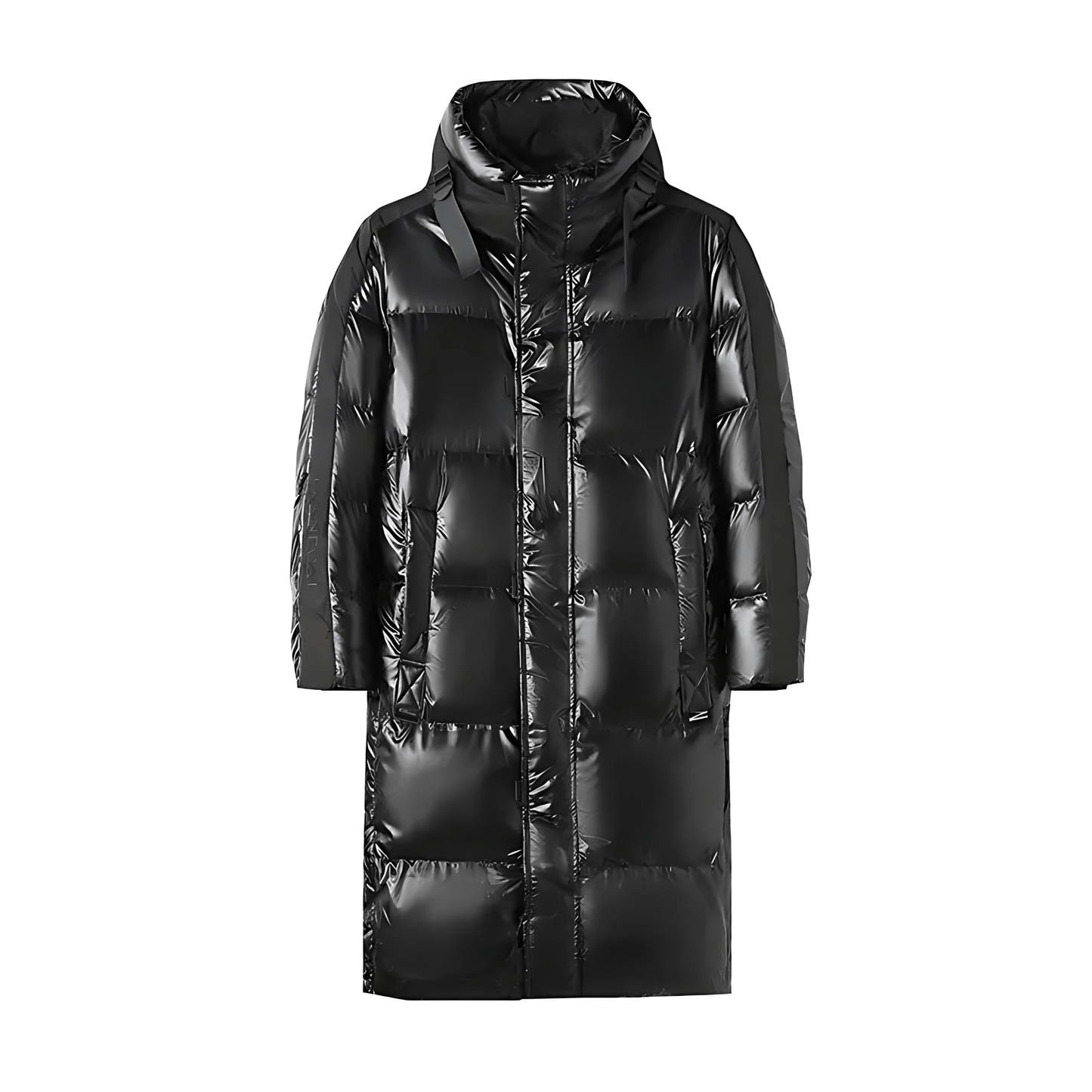 Warm Black Parka Coat with Hood for Men - OutfitLondon