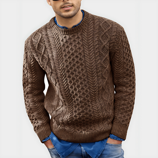 Cozy Chunky Knit Soft Winter Sweater - OutfitLondon