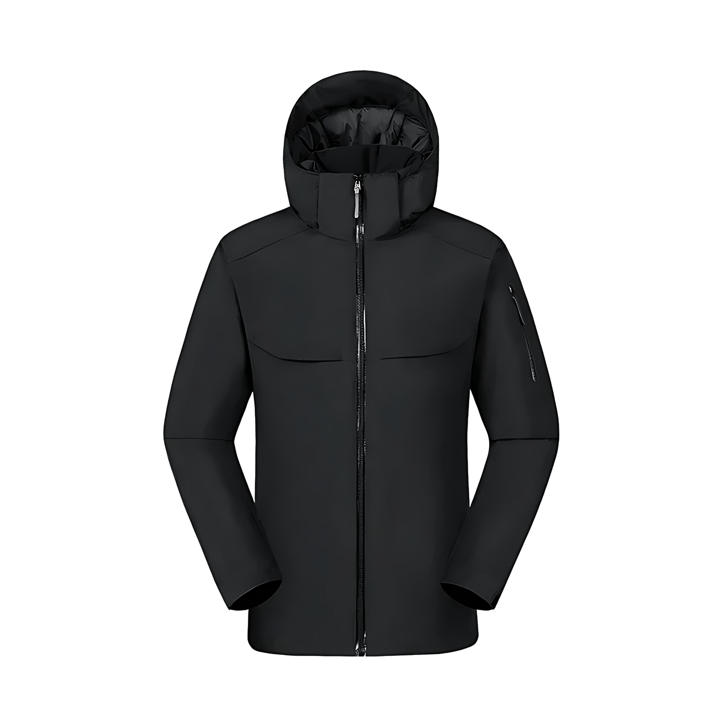 Relaxed Fit Water Resistant Hooded Jacket - OutfitLondon