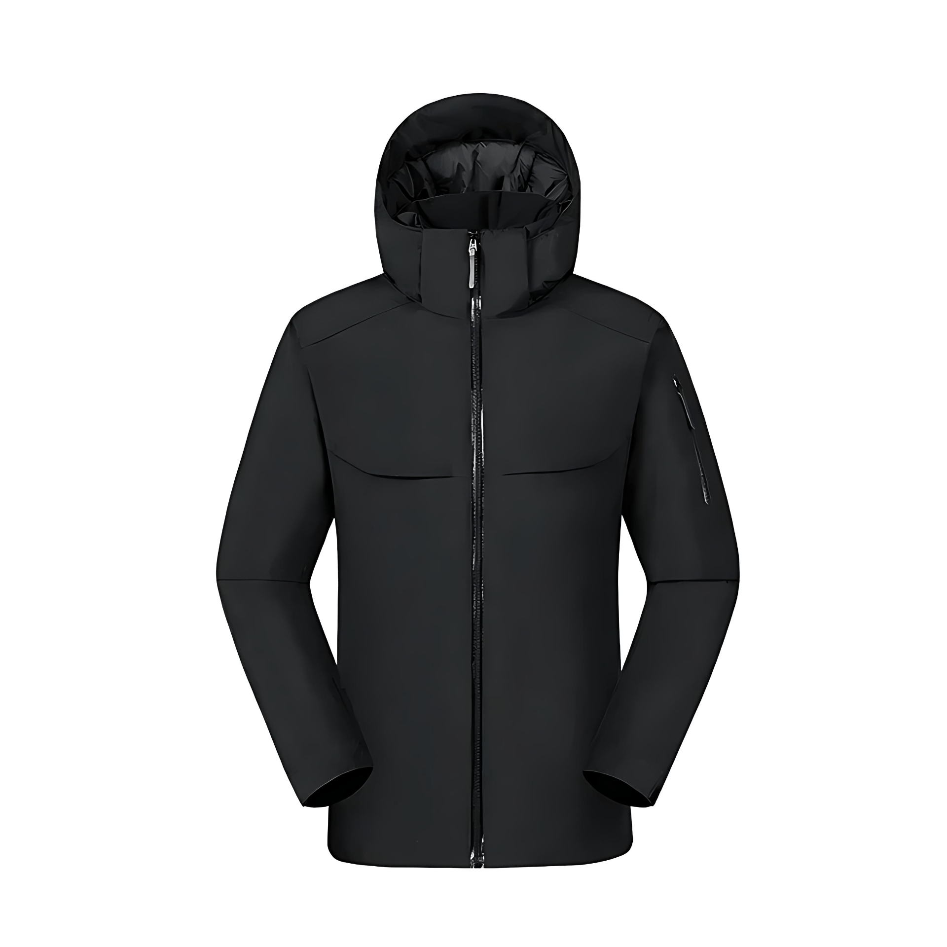 Relaxed Fit Water Resistant Hooded Jacket - OutfitLondon