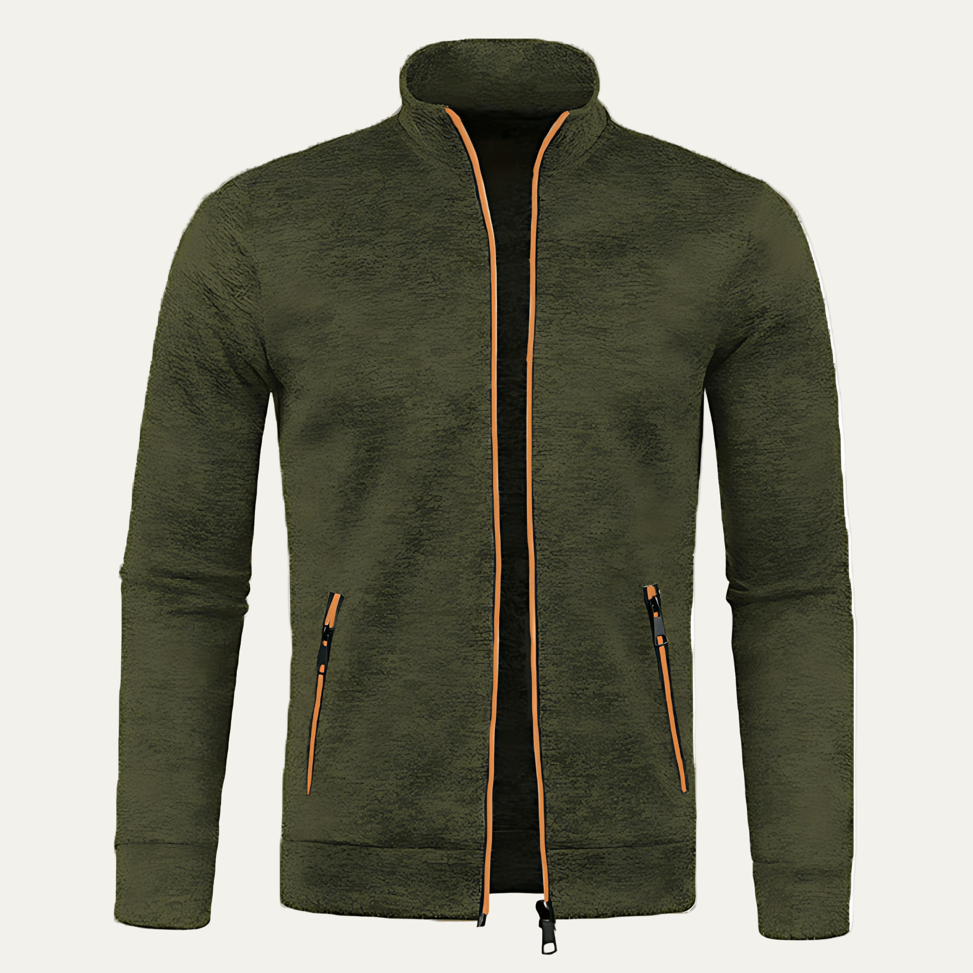 Warm Crew Neck Fleece Jacket - OutfitLondon