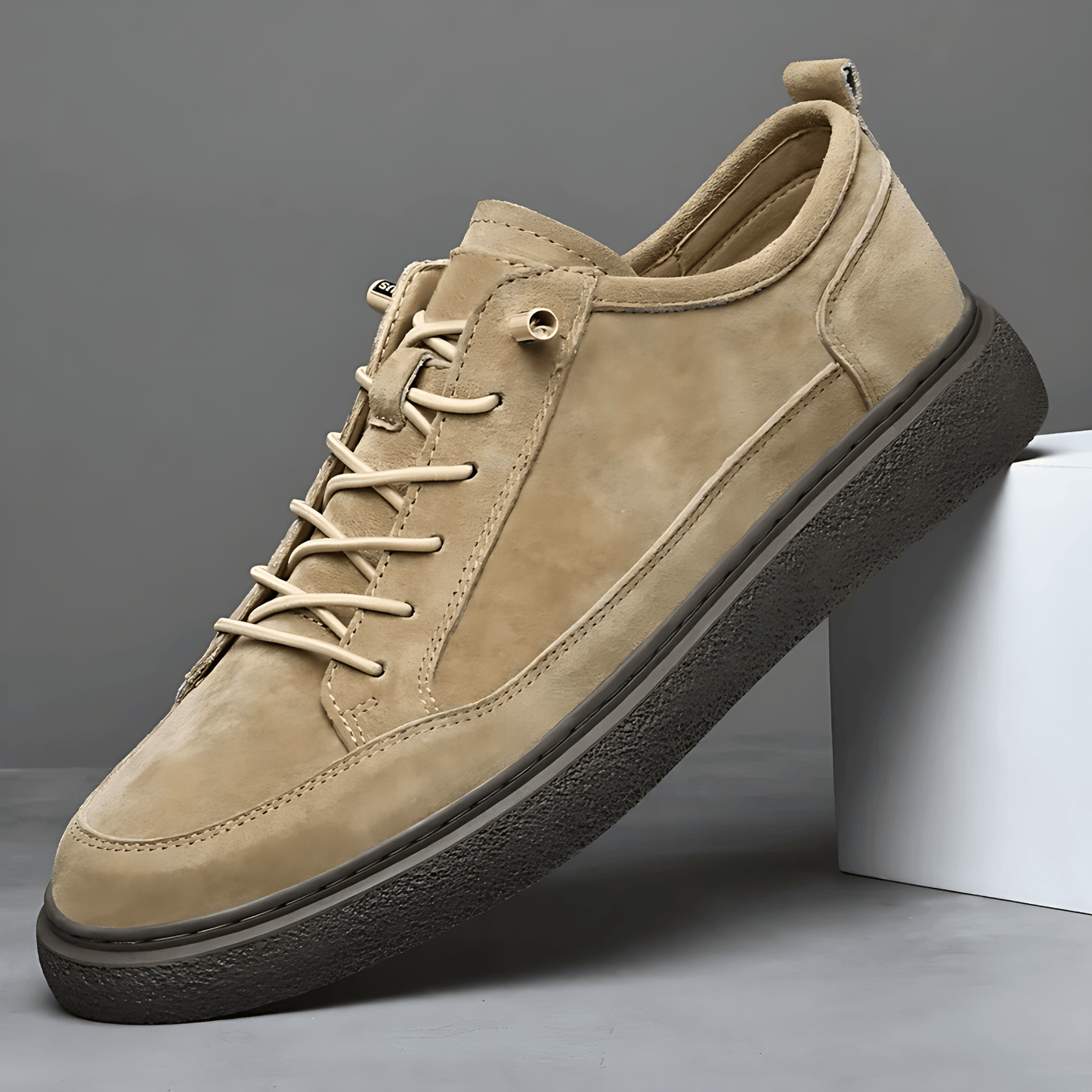 Comfortable Suede Lace Up Sneakers - OutfitLondon
