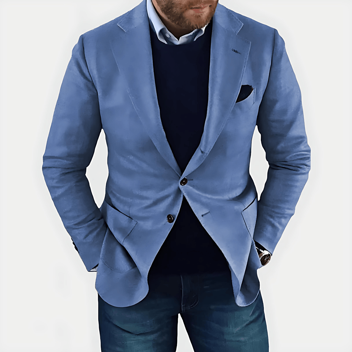 Slim Fit Classic Men's Blazer Jacket - OutfitLondon