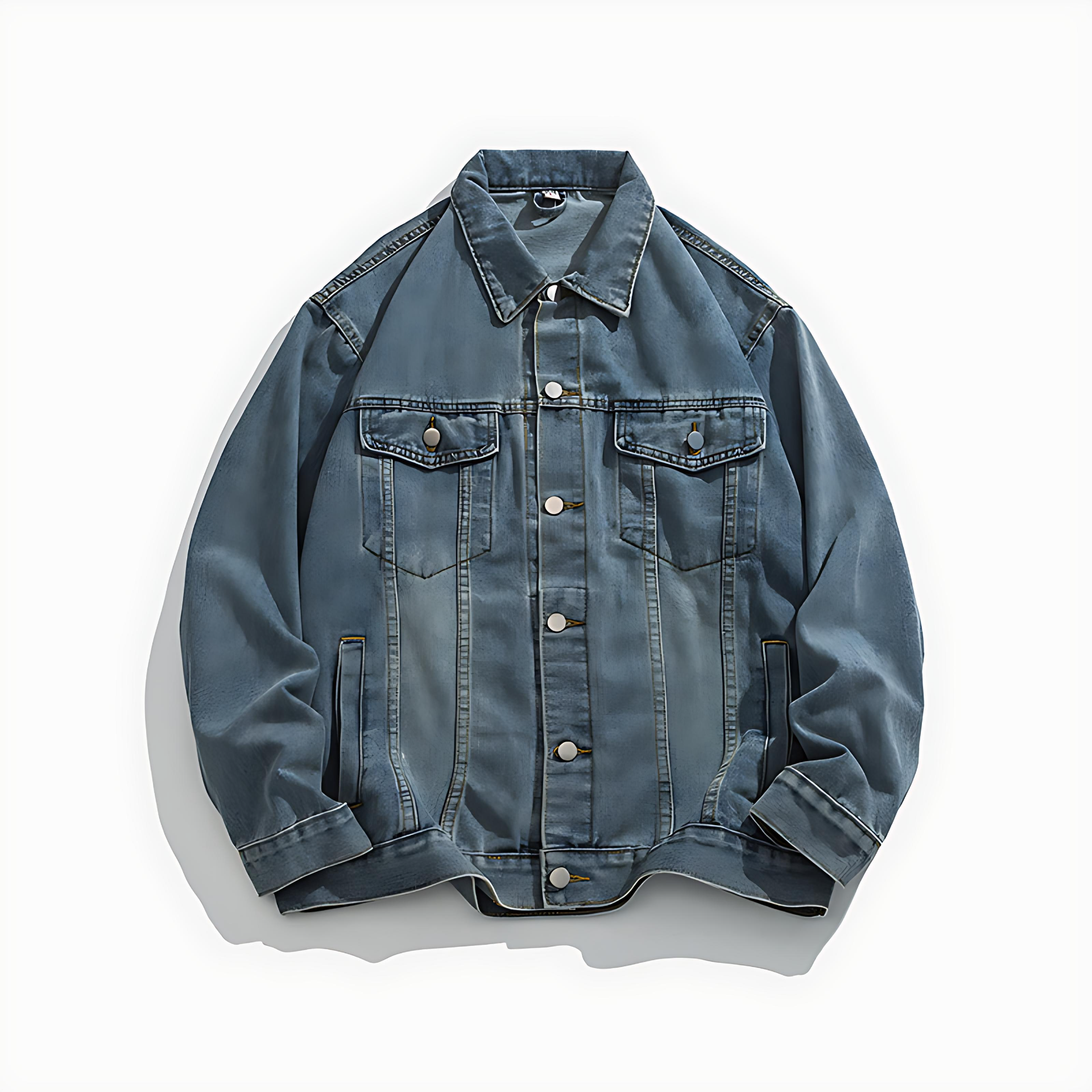 Timeless Slim Denim Jeans Jacket - OutfitLondon