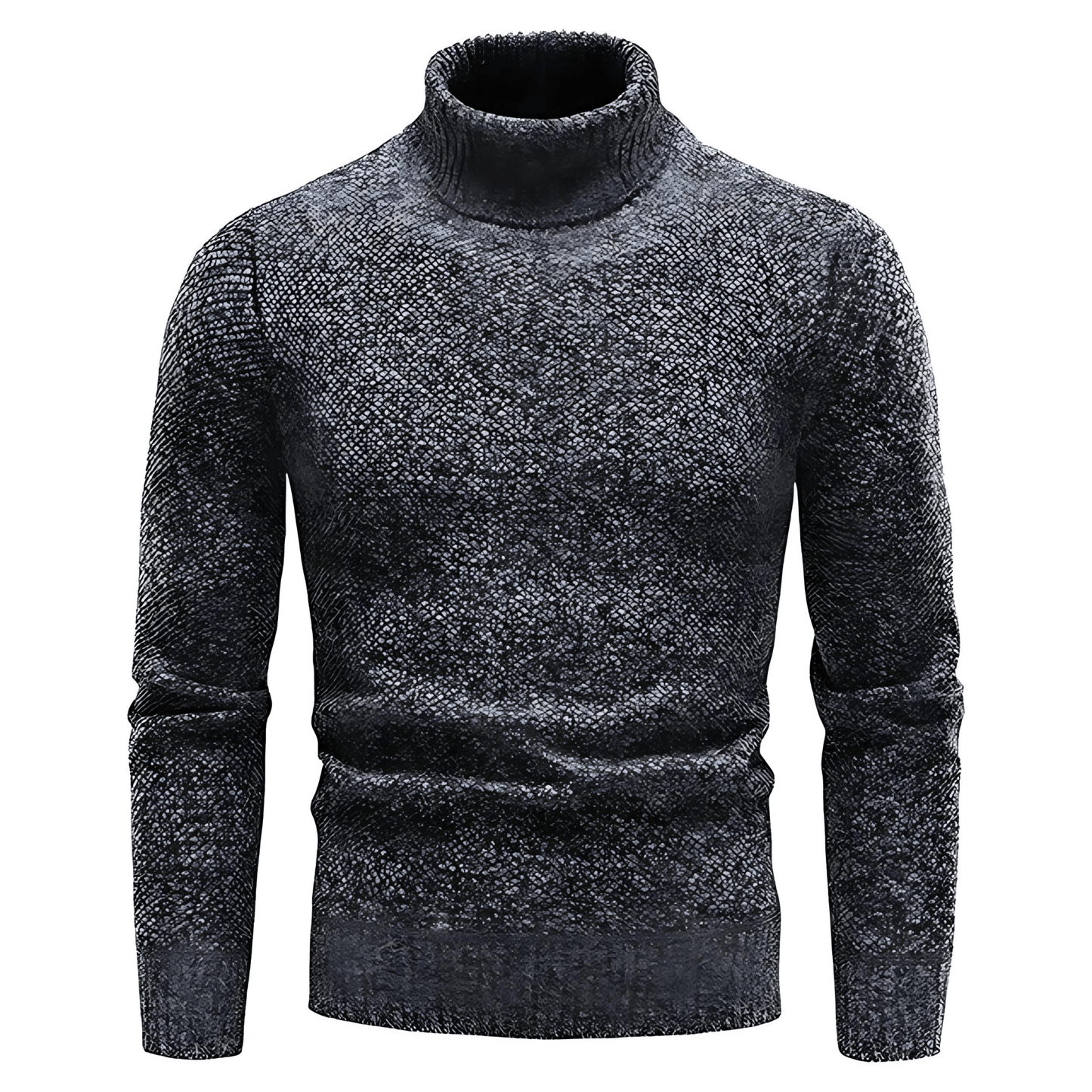 Comfortable Fitted Crew Neck Knitted Sweater - OutfitLondon