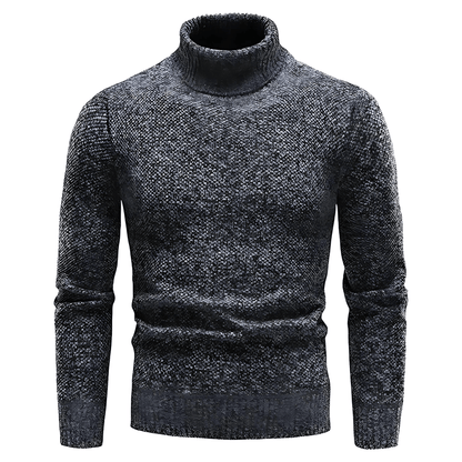 Men's Lightweight Fitted Neck Sweater - OutfitLondon