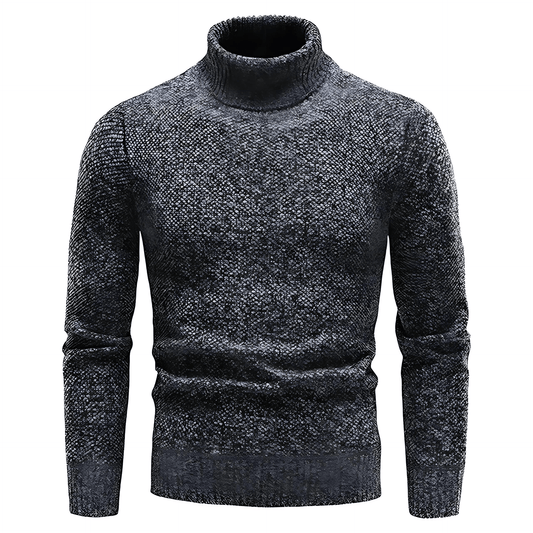 Men's Lightweight Fitted Neck Sweater - OutfitLondon