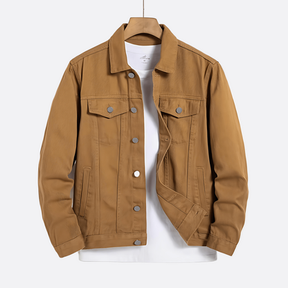 Men's Vintage Denim Trucker Jacket - OutfitLondon