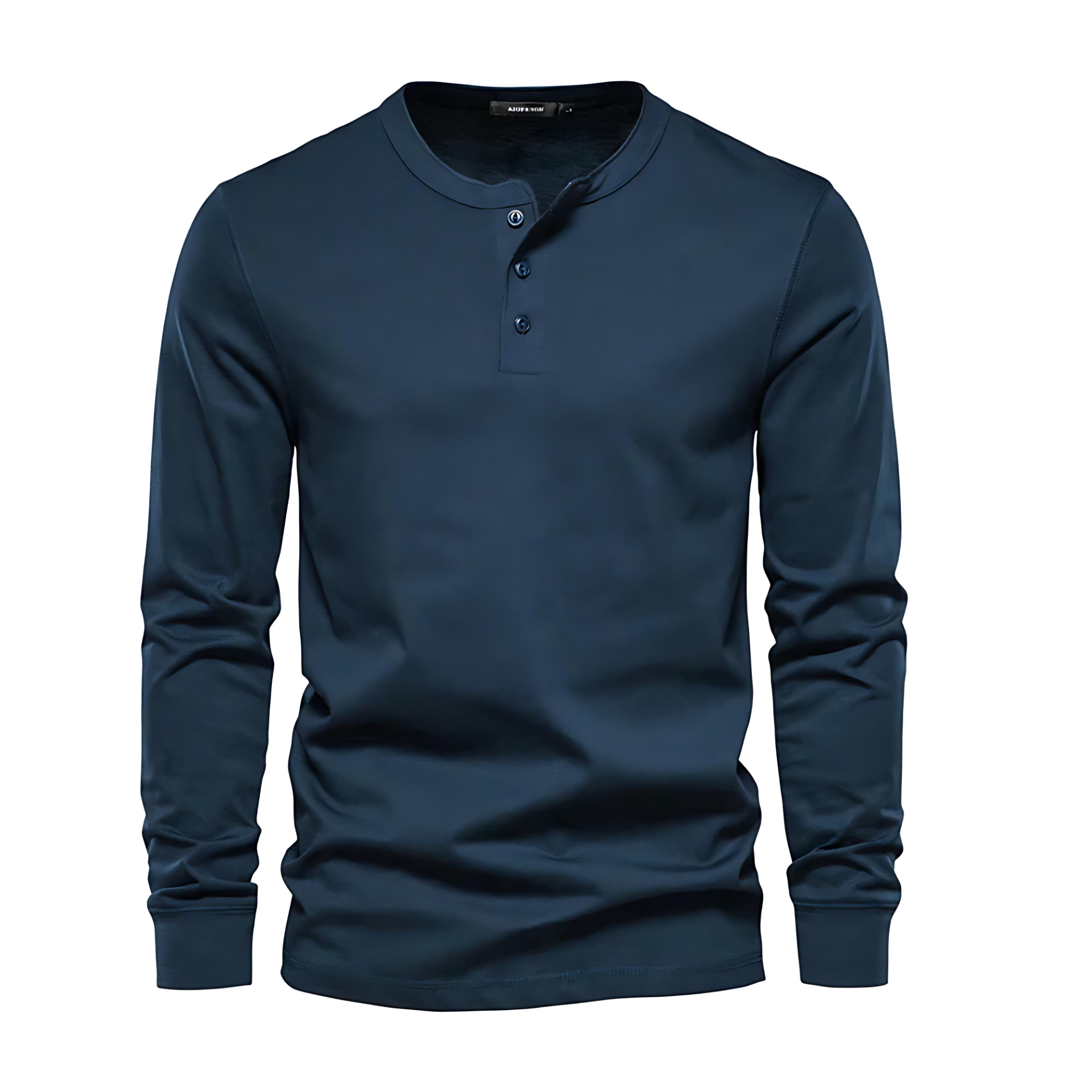 Men's Traditional Crew Neck Shirt - OutfitLondon