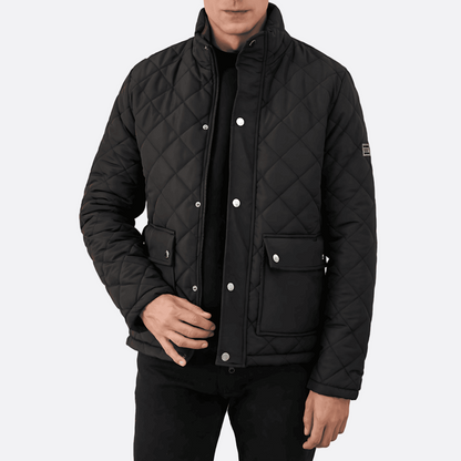 Warm Quilted Padded Winter Coat - OutfitLondon
