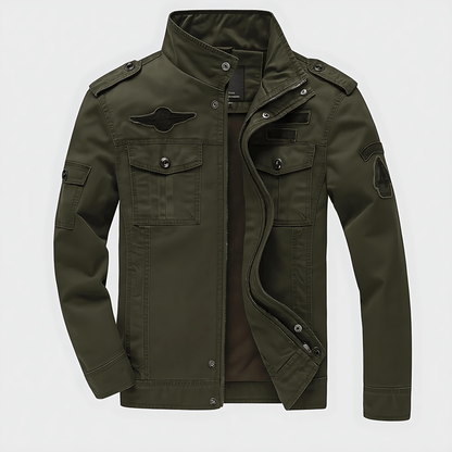 Tactical Army Jacket with Multiple Pockets - OutfitLondon