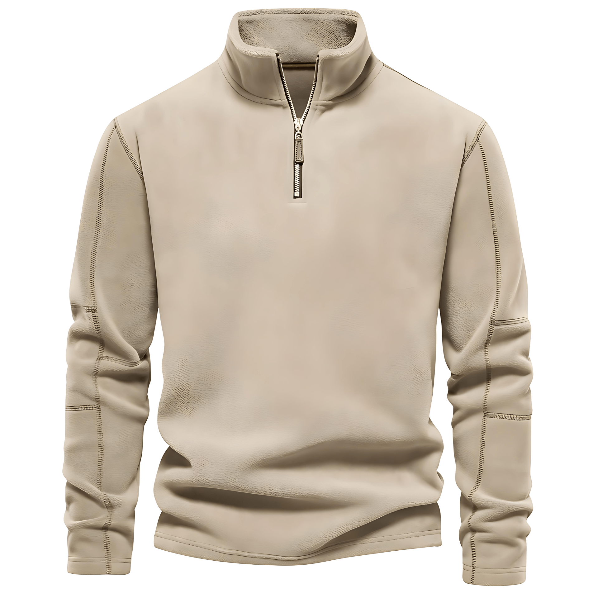 Men's Warm Fleece Zip Jacket - OutfitLondon