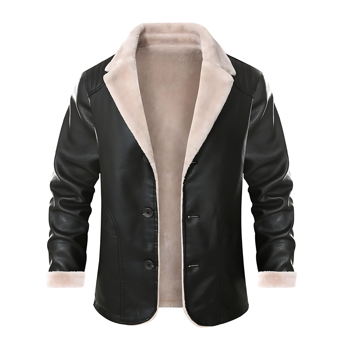 Premium Faux Leather Winter Coat - OutfitLondon