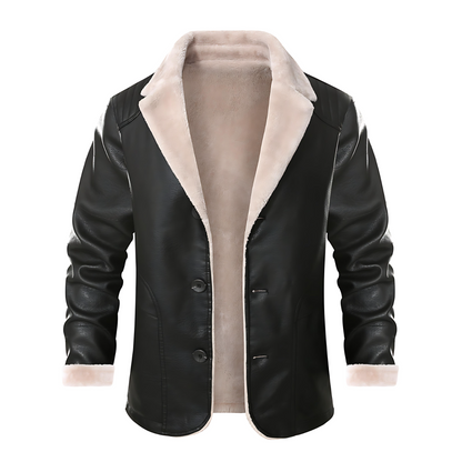 Premium Faux Leather Winter Coat - OutfitLondon