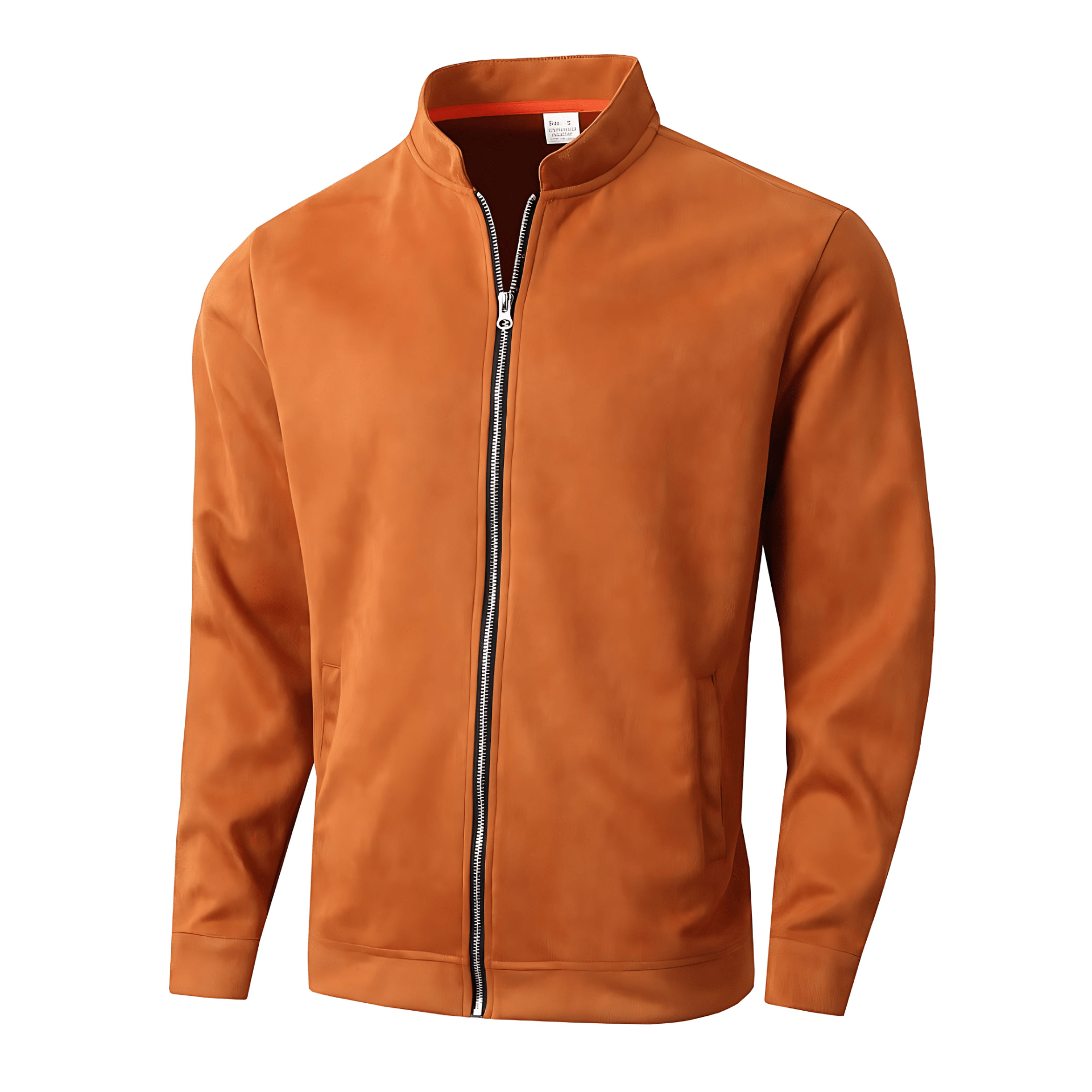 Warm Fleece Jacket with High Collar - OutfitLondon