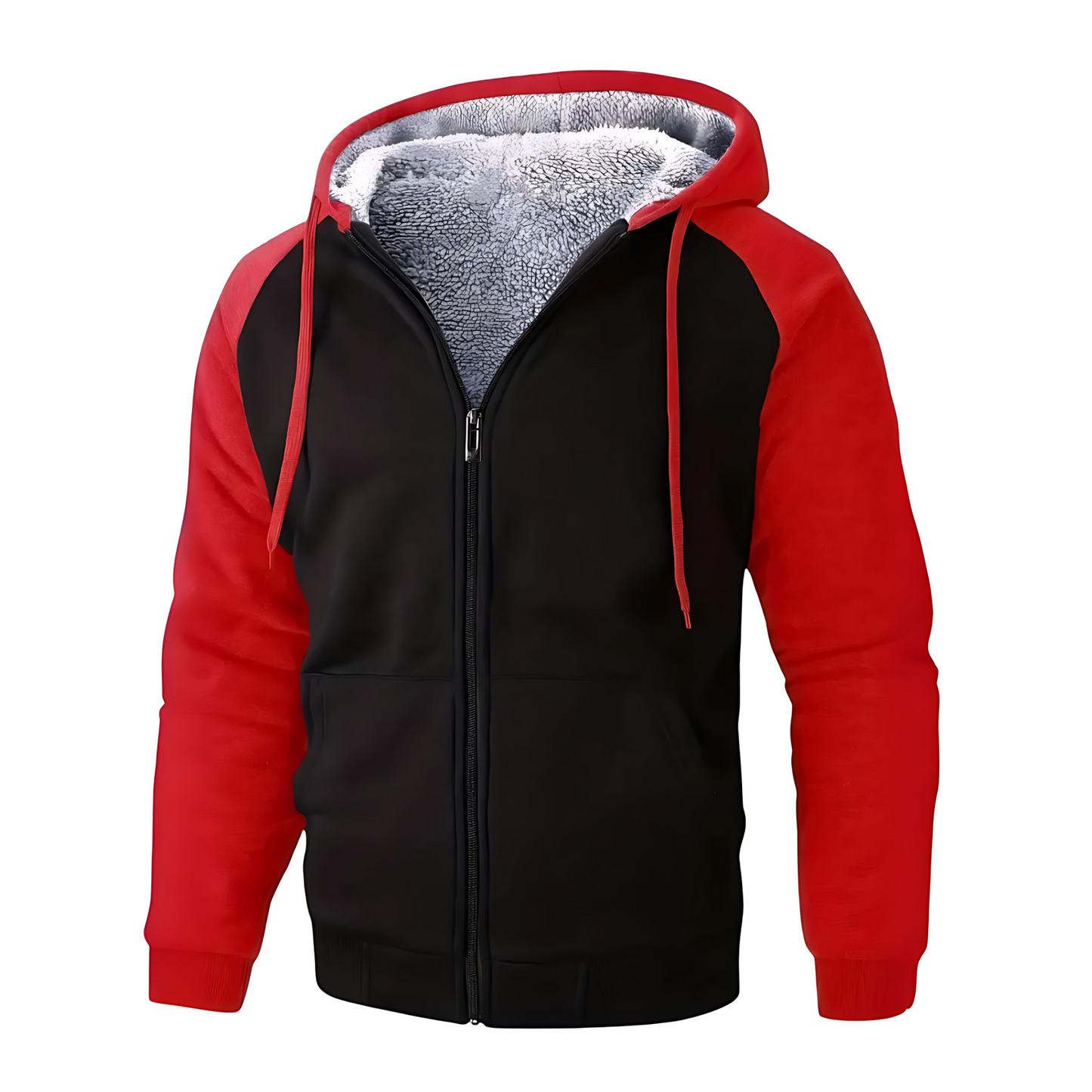 Warm Fleece Lined Teddy Hooded Jacket - OutfitLondon