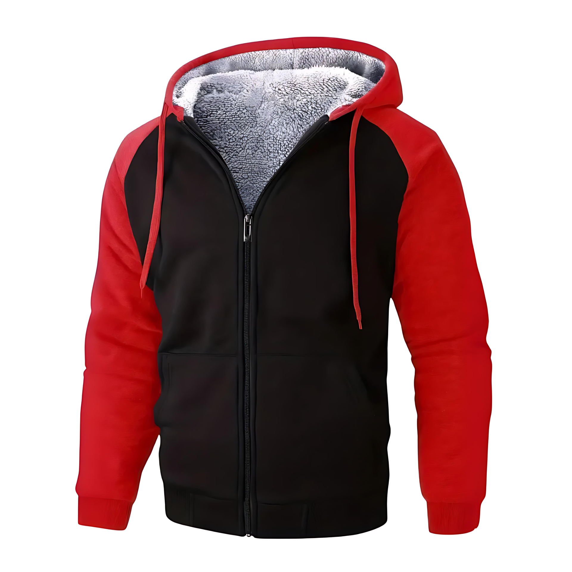 Warm Fleece Lined Teddy Hooded Jacket - OutfitLondon