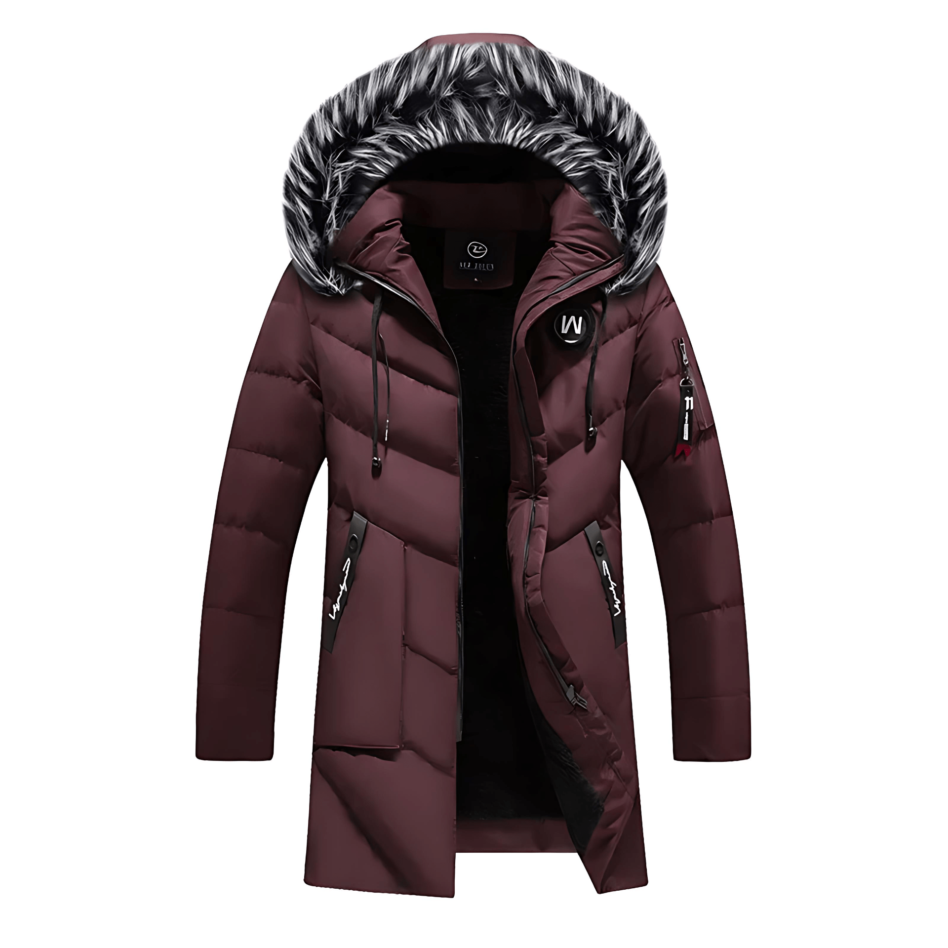 Warm Faux Fur Hooded Winter Parka Coat - OutfitLondon