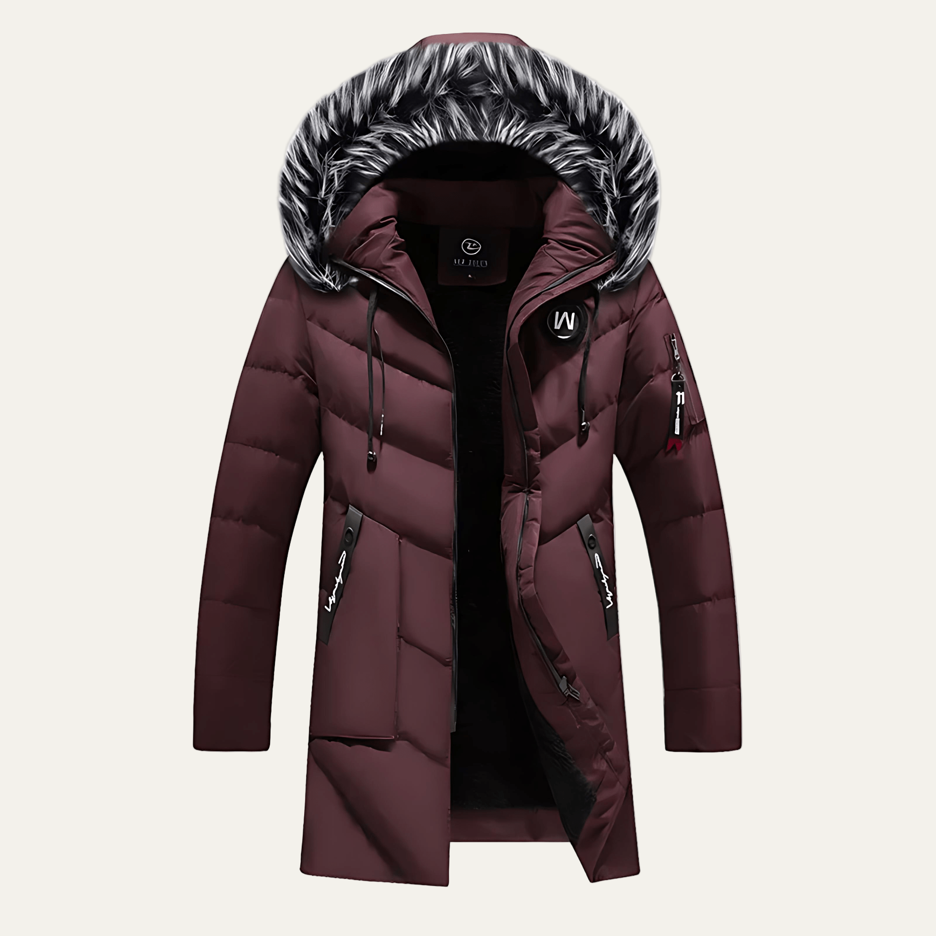 Warm Waterproof Men's Padded Hooded Jacket - OutfitLondon