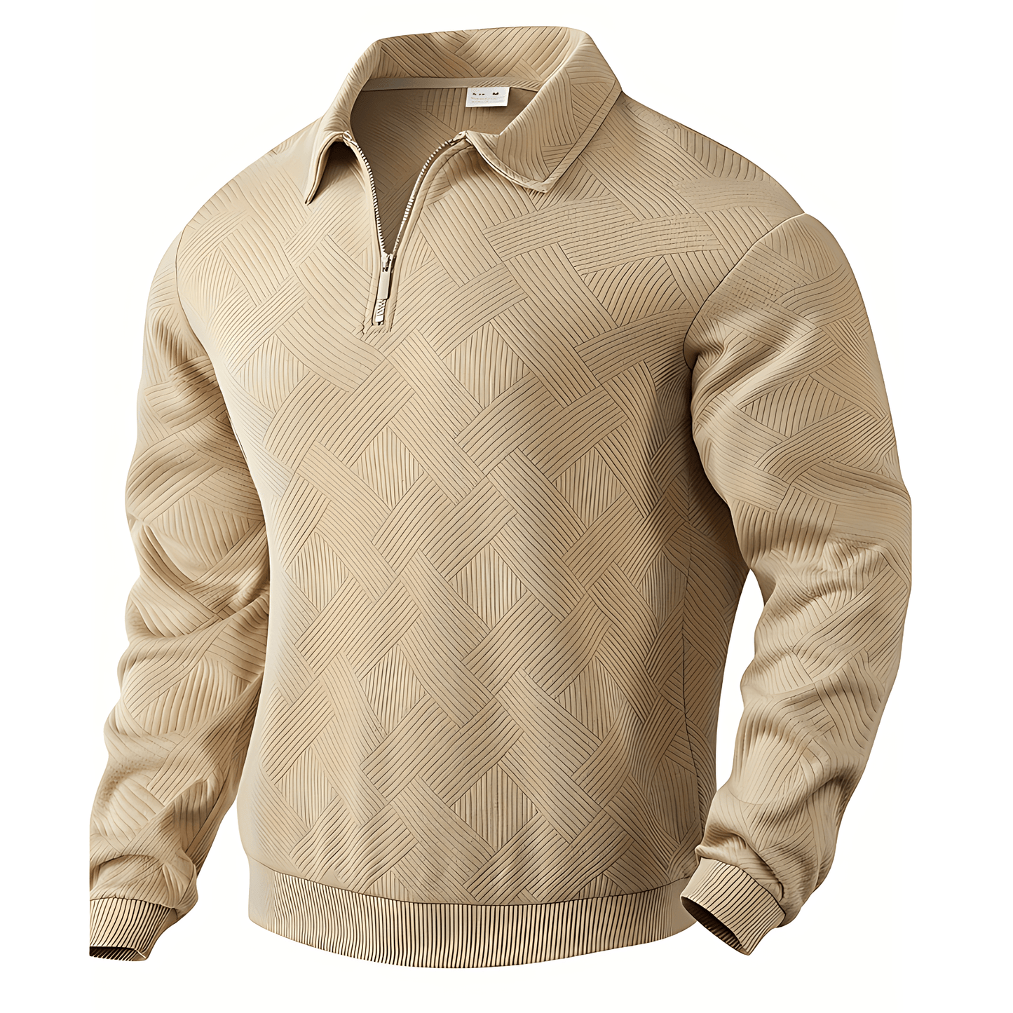 Trendy Zip Up Reversible Sweater - OutfitLondon