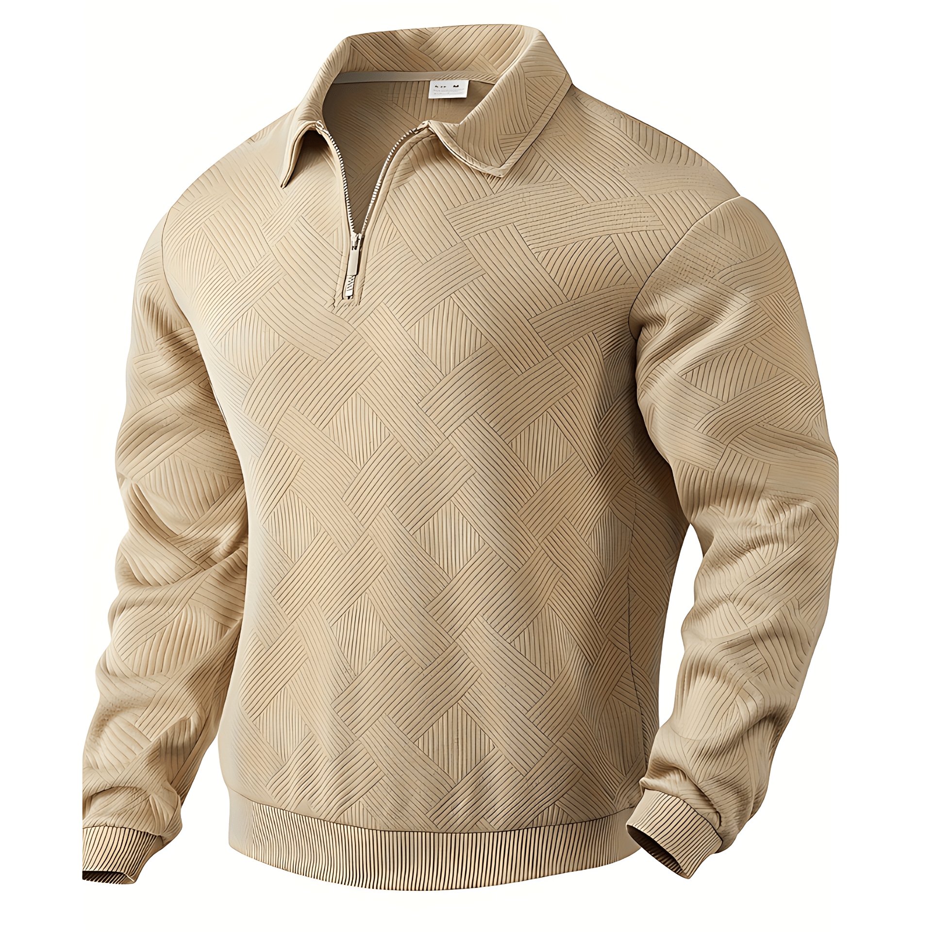 Trendy Zip Up Reversible Sweater - OutfitLondon