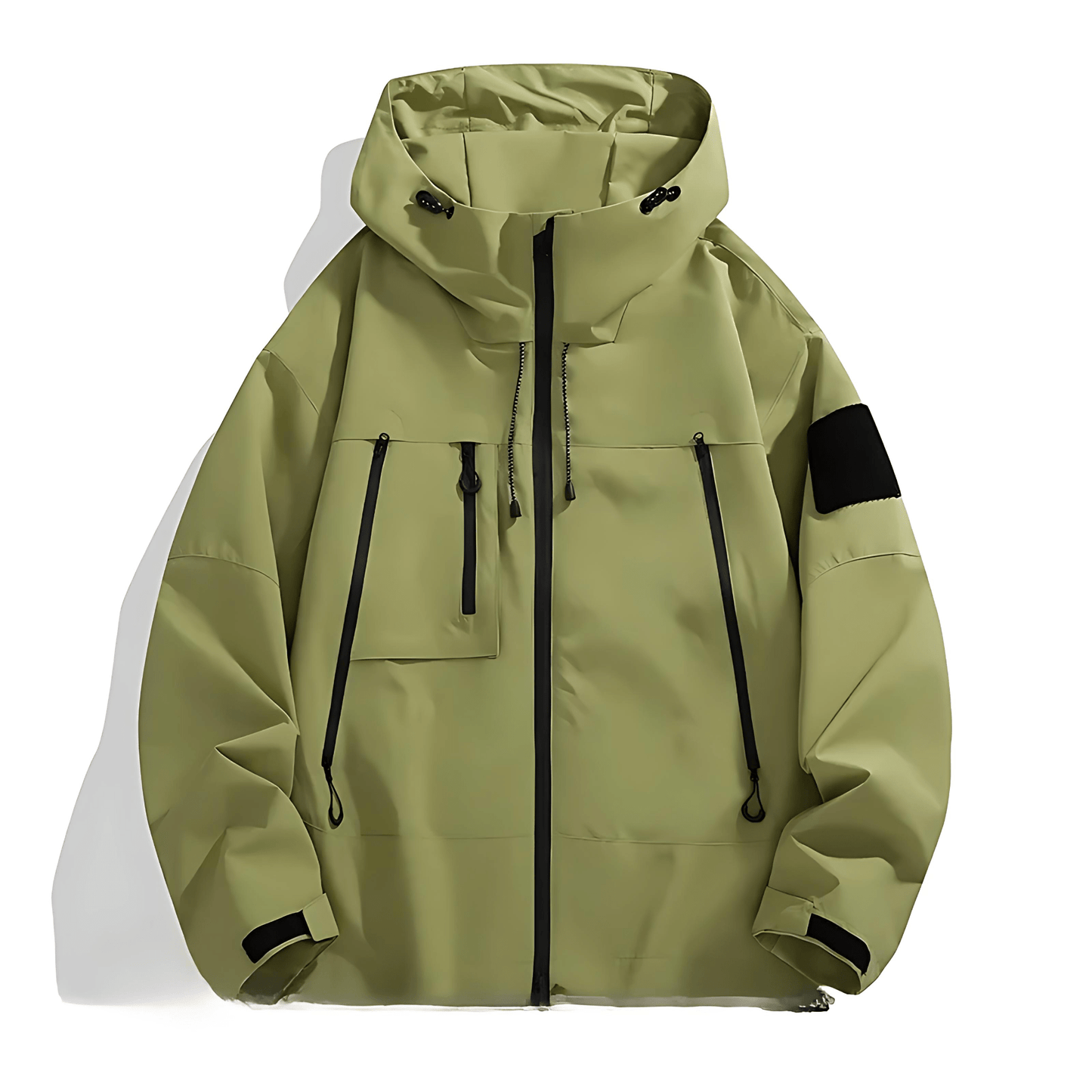Waterproof Hooded Fleece Jacket - Warm and Versatile - OutfitLondon