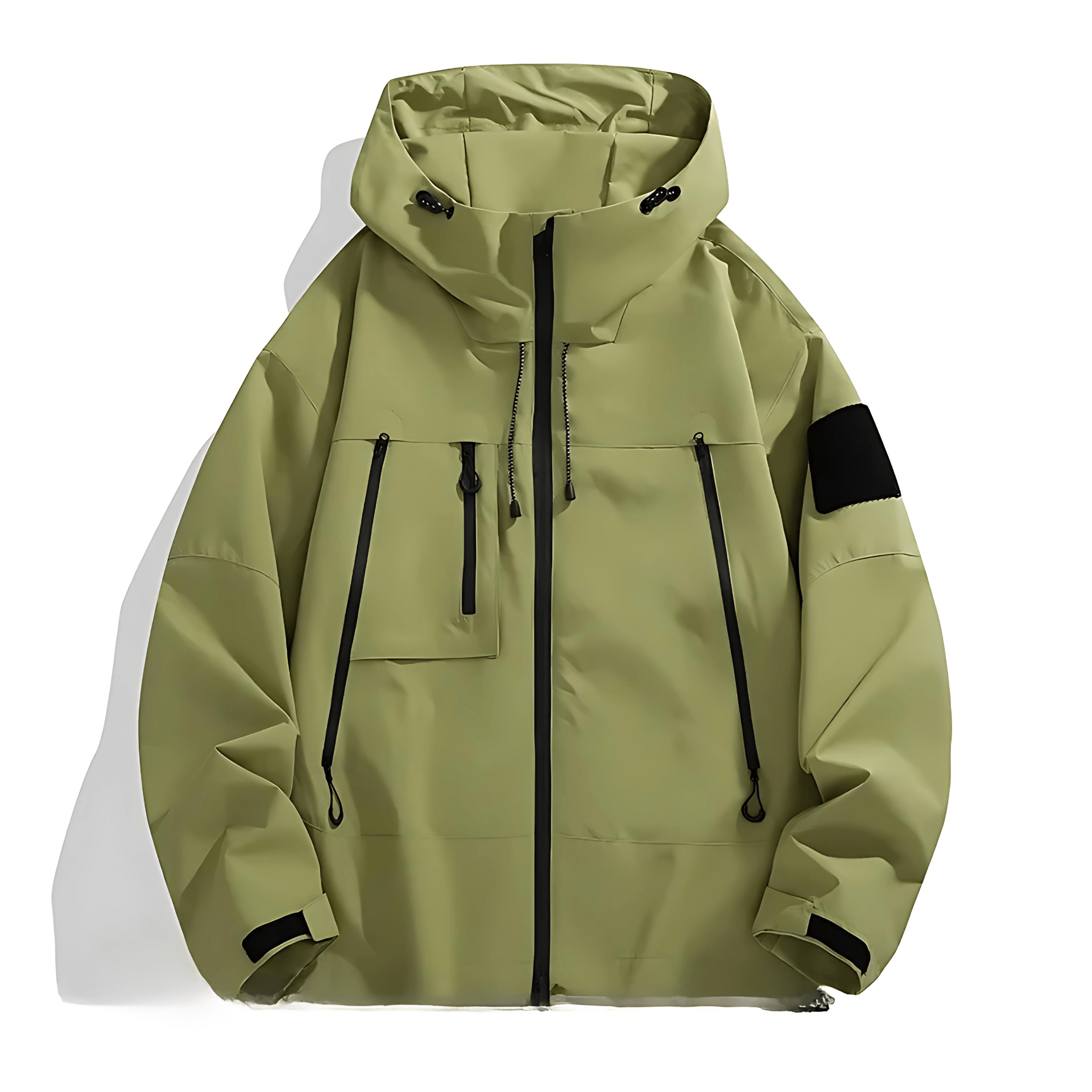 Waterproof Hooded Fleece Jacket - Warm and Versatile - OutfitLondon