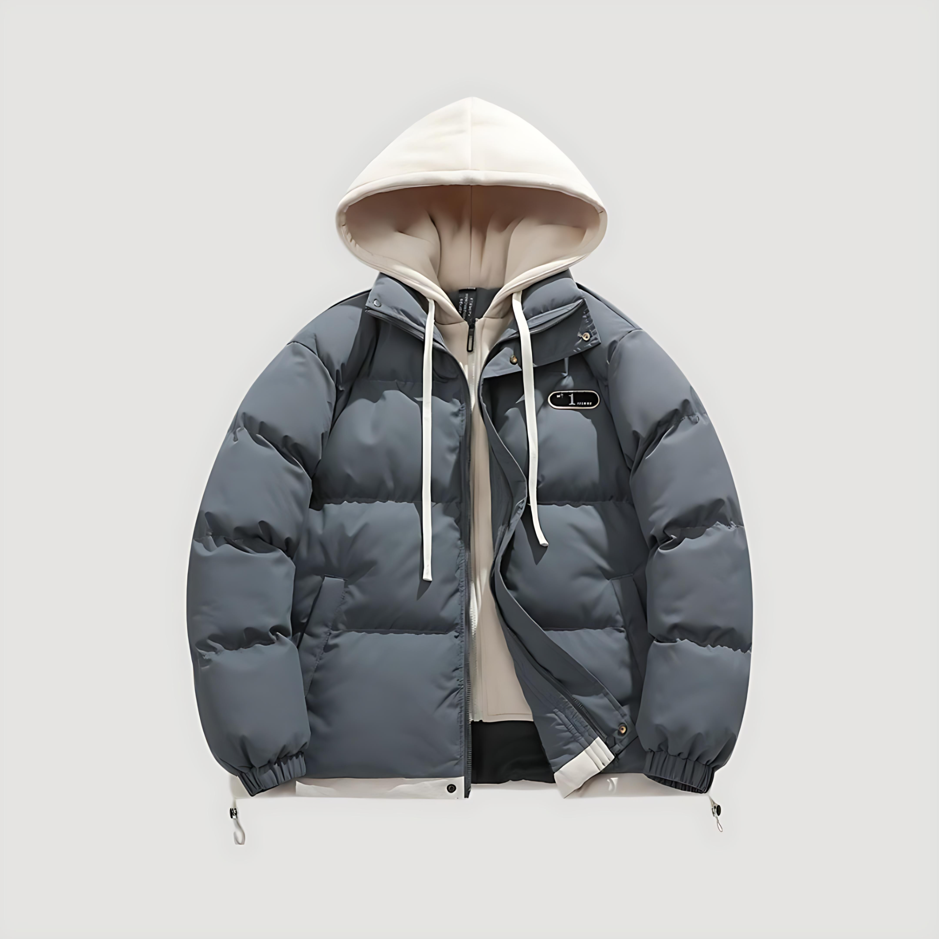 Warm Puffer Quilted Hooded Winter Coat - OutfitLondon