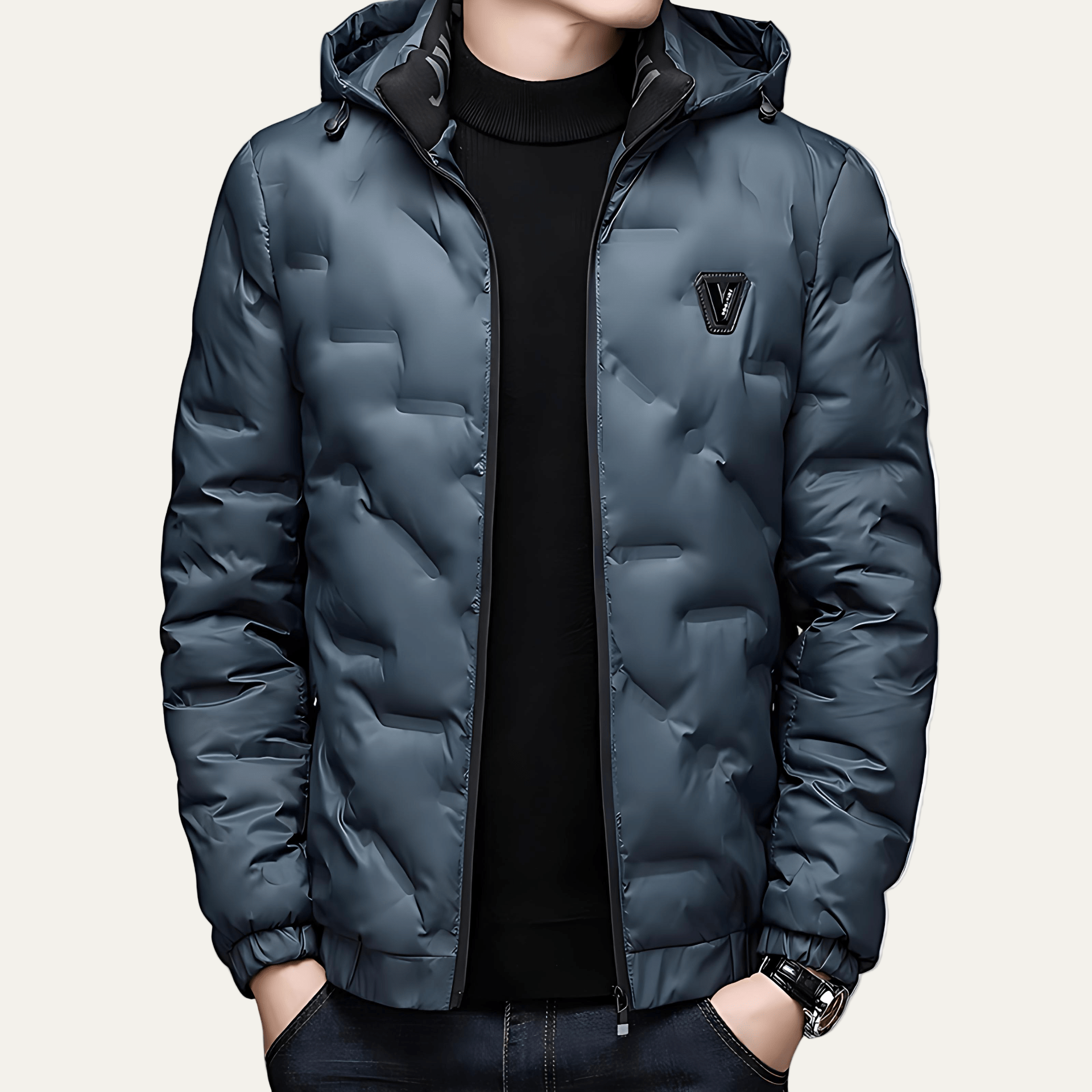 Warm Genuine Leather Biker Jacket - OutfitLondon