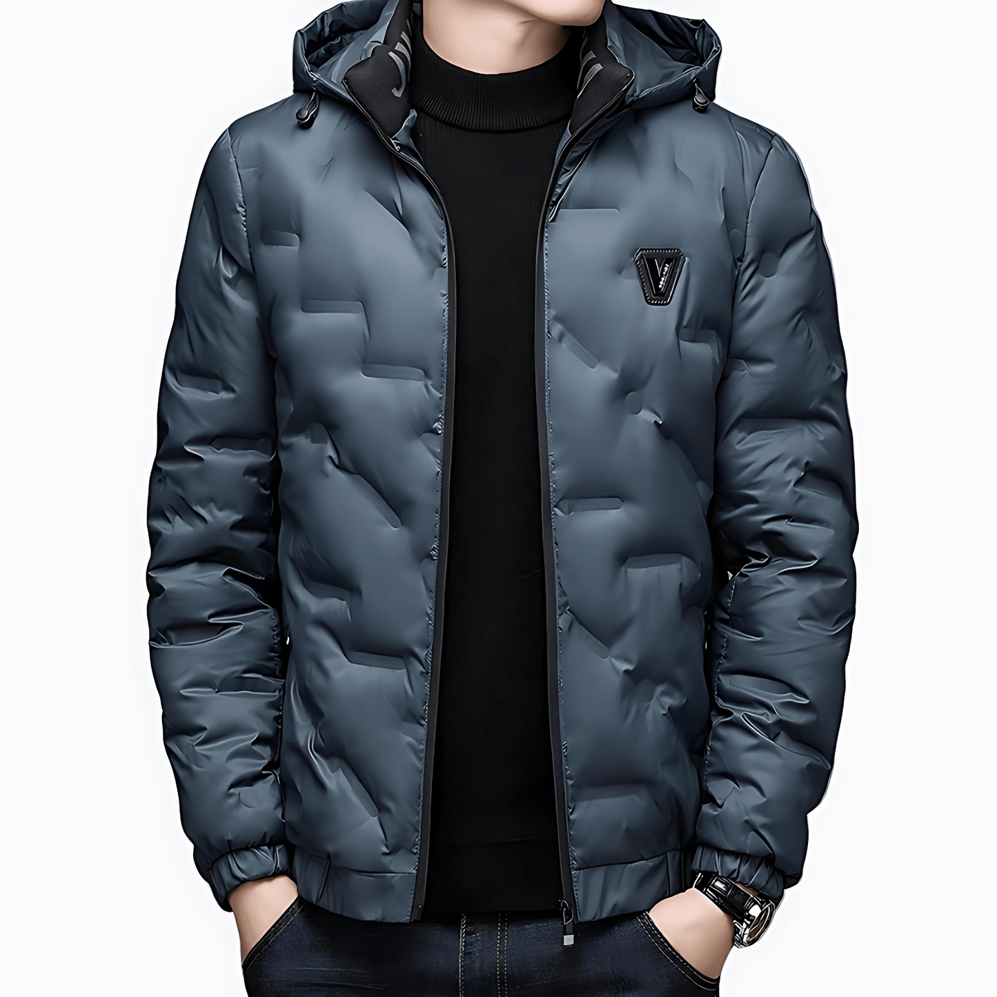 Warm Quilted Hooded Winter Parka Coat - OutfitLondon