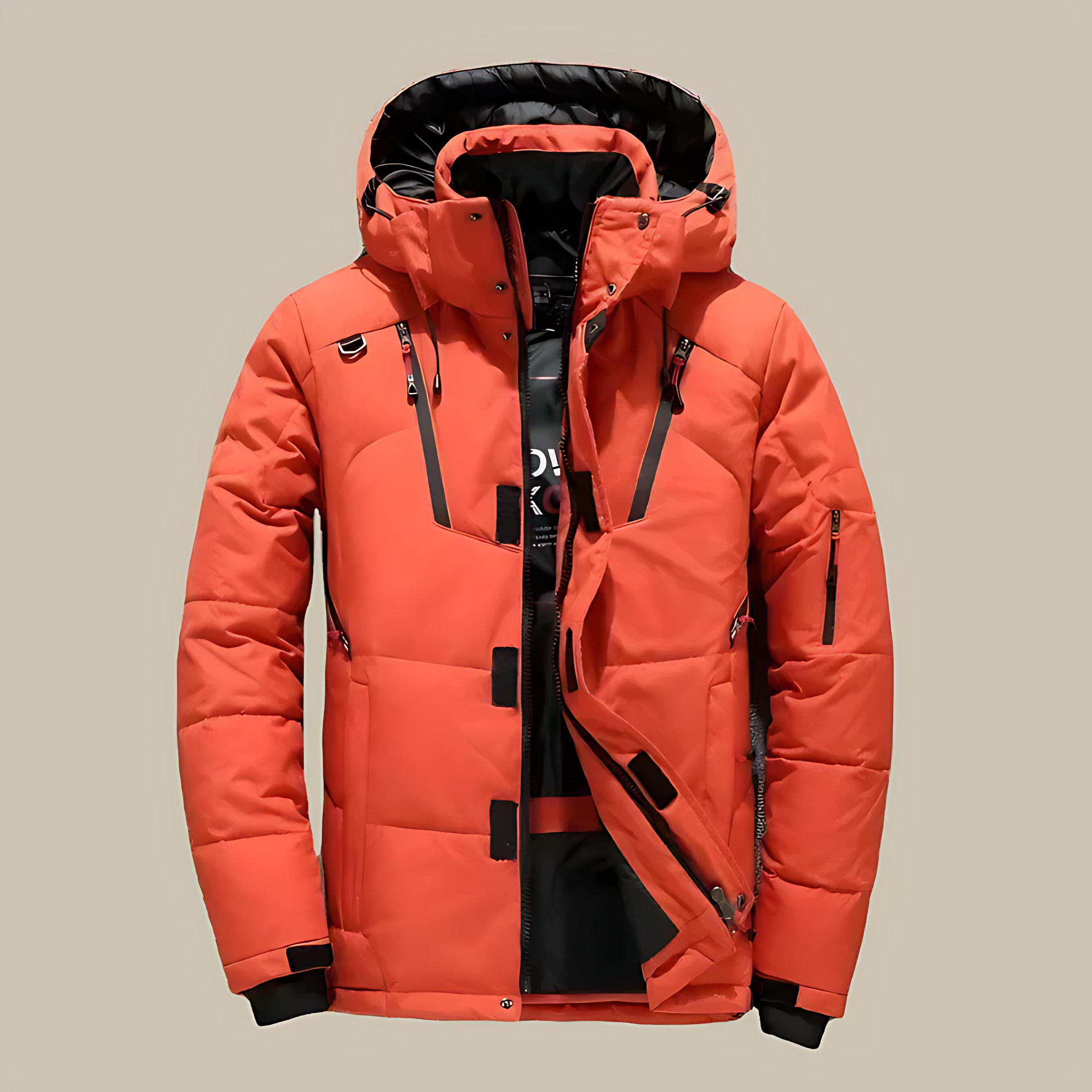 Thermal Insulated Padded Hooded Winter Coat - OutfitLondon