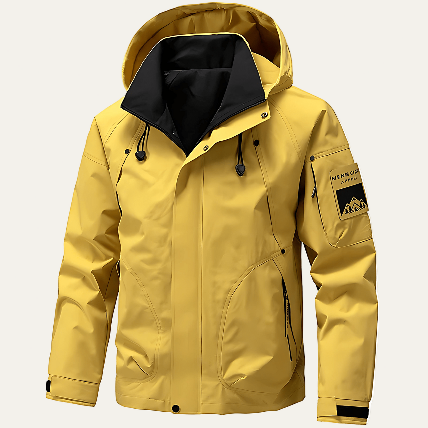 Waterproof Hooded Work Jacket for Men - OutfitLondon