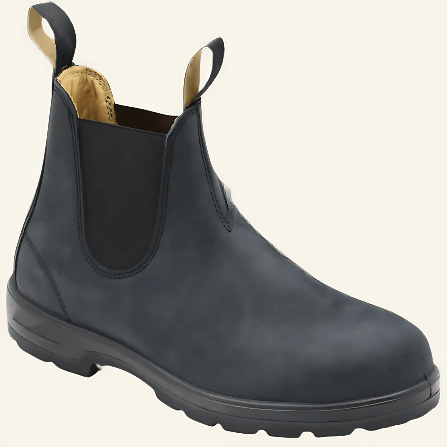 Classic Black Chelsea Leather Boots - OutfitLondon